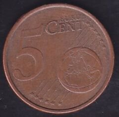 Avrupa Birliği 5 Euro Cent 2008 İspanya