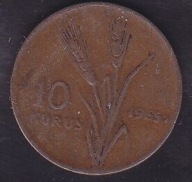 1965 Yılı 10 Kuruş