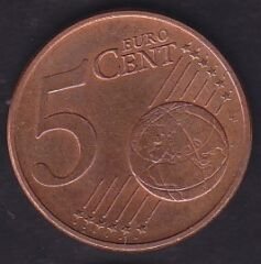 Avrupa 5 Euro Cent 2011 Avusturya