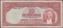 2.Emisyon 10 Lira E11 35595 Haliyle
