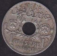 SURİYE 1 PIASTRE 1936