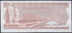 6.Emisyon 3.Tertip 20 Lira F12 762327 Çok Temiz+