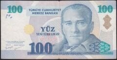 8.Emisyon 100 YTL A15 338279 Temiz
