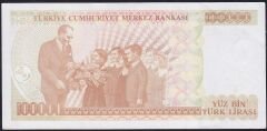 7.Emisyon 3.Tertip 100000 Lira H67 576301 Çilaltı Çil