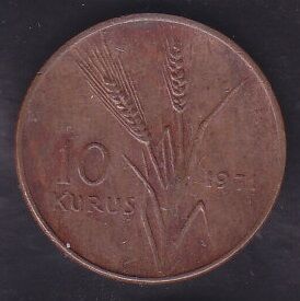1971 Yılı 10 Kuruş