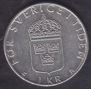 İsveç 1 Kron 1997