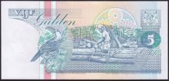 Suriname 5 Gulden 1998 Çil Pick 136c