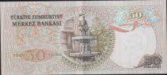 6.Emisyon 1.Tertip 50 Lira F83 399778 Çilaltı