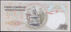 6.EMİSYON 1.TERTİP 50 LİRA F45 096797 ÇİLALTI
