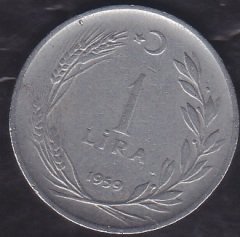 1959 YILI 1 LİRA