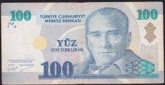 8.Emisyon 100 YTL A17 281662 Temiz
