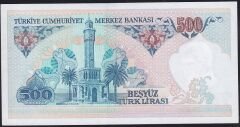 7.Emisyon 1.Tertip 500 Lira A09 497100 Çil