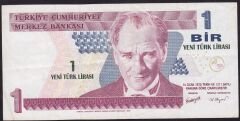 8.Emisyon 1 YTL A39 068356 Çok Temiz+