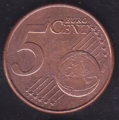 Avrupa Birliği 5 Euro Cent 2008 Hollanda