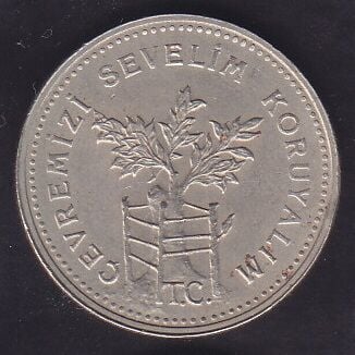 1990 Yılı 1000 Lira - Çevremizi Sevelim Koruyalım