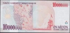 7.Emisyon 10 000 000 Lira D75 289602 Çil