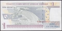 8.Emisyon 1 YTL A54 485871 Ççt Çilaltı