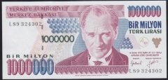 7.EMİSYON 2.TERTİP 1 000 000 LİRA L89 324302 ÇİLALTI ÇİL