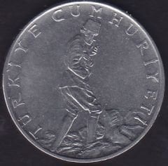1975 Yılı 2.5 Lira Düz
