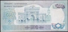 6.Emisyon 1.Tertip 500 Lira C23 057928 Çok Temiz