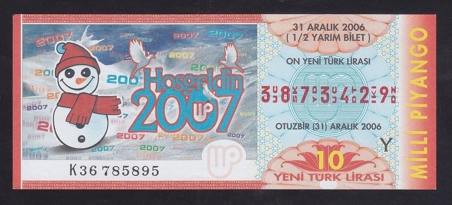 2006 31 ARALIK YARIM BİLET
