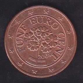 Avrupa Birliği 5 Euro Cent 2008 Avusturya