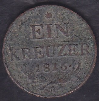 Avusturya 1 Kreuzer 1816