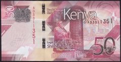 Kenya 50 Şiling 2019 Çil Pick 52