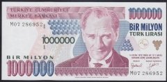 7.EMİSYON 2.TERTİP 1 000 000 LİRA M07 286952 ÇİL