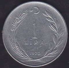 1970 YILI 1 LİRA