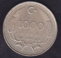 1990 Yılı 1000 Lira - Çevremizi Sevelim Koruyalım