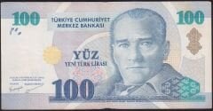 8.Emisyon 100 YTL A23 919085 Çok Temiz