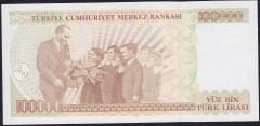 7.Emisyon 3.Tertip 100000 Lira G82 553118 Çilaltı Çil