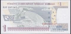 8.Emisyon 1 YTL A37 297247 Çil