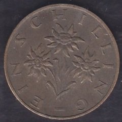 Avusturya 1 Şilin 1980