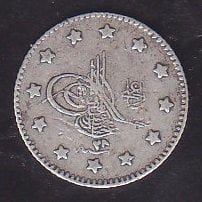 1293 / 28 ABDULHAMİT 1 KURUŞ GÜMÜŞ