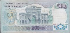 6.Emisyon 2.Tertip 500 Lira G78 202567 Çok Temiz+