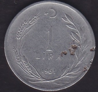 1961 YILI 1 LİRA