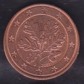 Avrupa Birliği 5 Euro Cent 2007 J Almanya