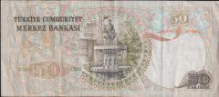 6.Emisyon 1.Tertip 50 Lira G41 194682 Çok Temiz+