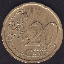 Avrupa 20 Euro Cent 2004 Avusturya