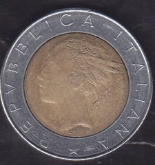 İtalya 500 Lire 1982