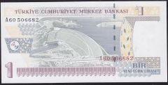 8.Emisyon 1 YTL A60 506682 Çil