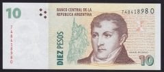 Arjantin 10 Pesos 2013-2014 ÇİL Pick354a.6
