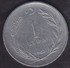 1962 YILI 1 LİRA