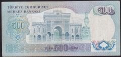 6.Emisyon 1.Tertip 500 Lira A78 008552 Çok Temiz  +