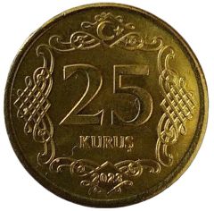 2023 Yılı 25 kuruş