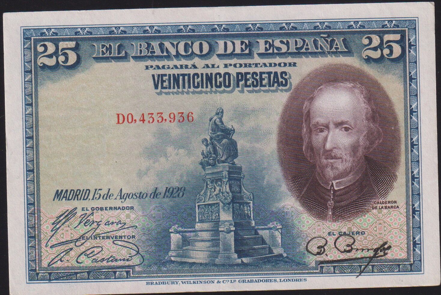 İspanya 25 Pesetas 1928 Çilaltı