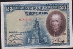 İspanya 25 Pesetas 1928 Çilaltı