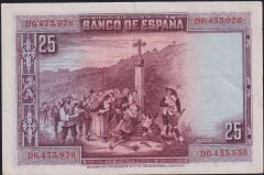 İspanya 25 Pesetas 1928 Çilaltı